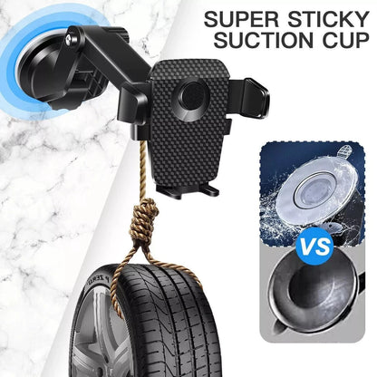 Car Phone Holder Dashboard Windshield Phone Mount Universal for iPhone Samsung
