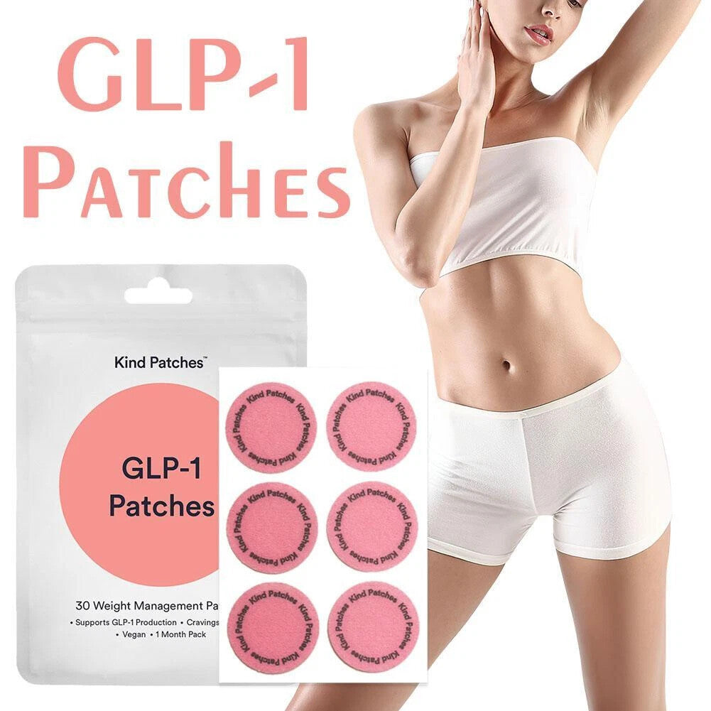 5Pack GLP - 1 Patches Kind Patches - 1 Month Supply Cravings Support Vegan Hot~
