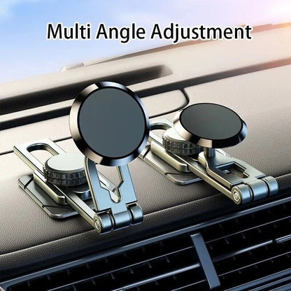 360° Rotation Magnetic Phone Holder Foldable Car Mount Stand Dashboard Universal