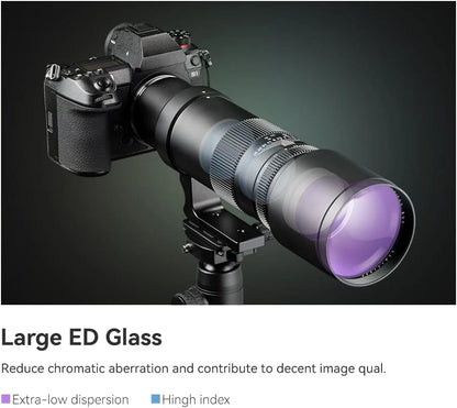 TTArtisan 500mm F/6.3 Supertelephoto Lens Manual Focus Full Frame Lenses