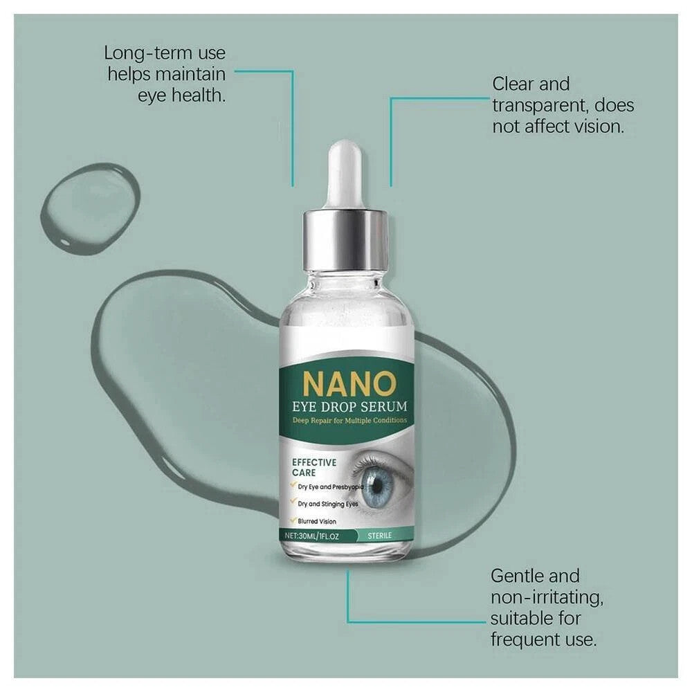 Nano Eye Drops Serum|Natural Nano Lubricant Eye Drop for Dry Eye Presbyopia