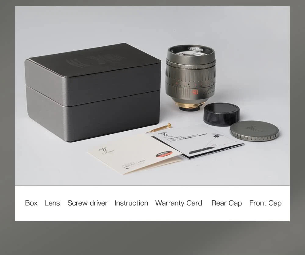 TTArtisan 50mm F0.95 Full Frame Manual Focus Lens Large Lens for Leica M-Mount