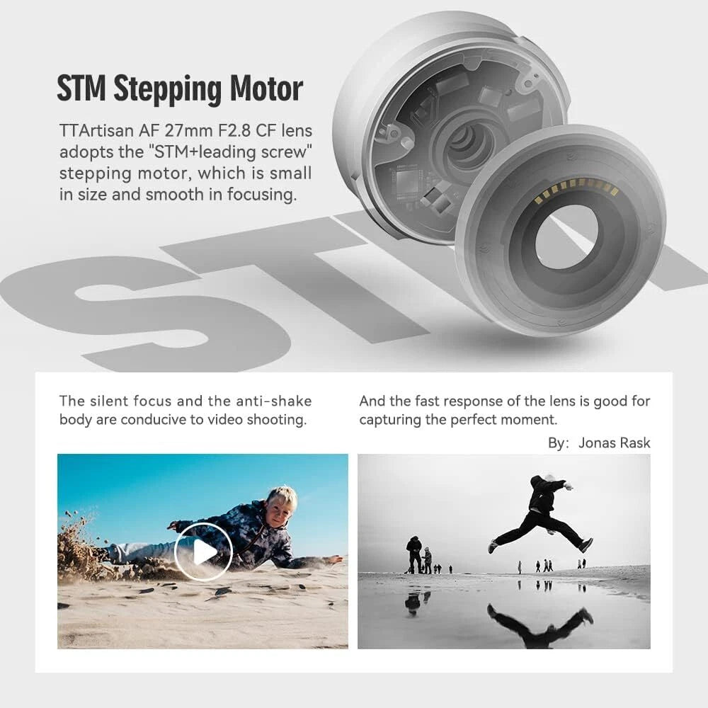 TTArtisan APS-C 27mm F2.8 Auto Focus Lens Half Frame for FX Mount AF Camera