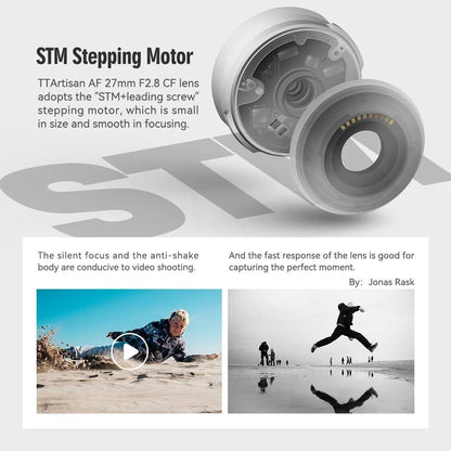 TTArtisan APS-C 27mm F2.8 Auto Focus Lens Half Frame for FX Mount AF Camera