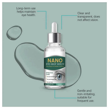 Nano Eye Drops Serum|Natural Nano Lubricant Eye Drop for Dry Eye Presbyopia