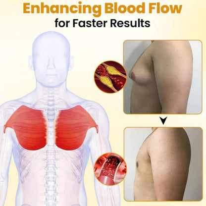 Bee Venom Gynecomastia Oil,Chest Muscles for Strengthen The Chest Muscles