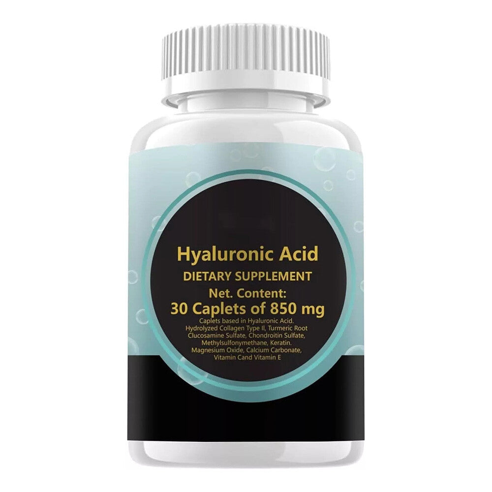 1-5PACK New Hyaluronic-Acid 30 Caplets 850 mg Replenish energy