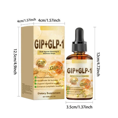 GIP Dual Agonist Slimming& Wellness Drops Boost Metabolism & Fat Burning New ~~