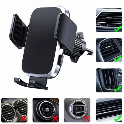 Air Vent Car Phone Holder Universal Car Mount for iPhone 14 15 Samsung Phone GPS
