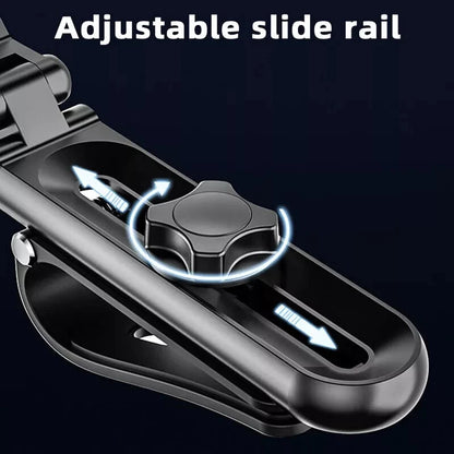 Phone Holder 360° Rotatable Adjustable Sun Visor Car Mount Clip For Most Phones