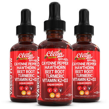 Clean Nutra Cayenne Pepper Supplement Liquid Drops + Hawthorn Berry