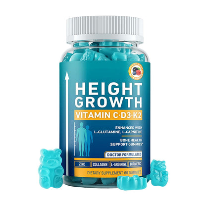 60*Height Growth Gummies for Kids - Growth Vitamins for Teens Height Increase