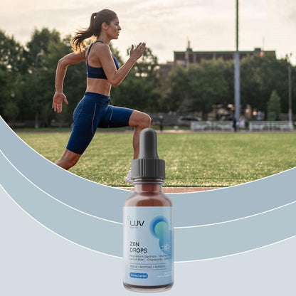 LUV Zen Drops - Anxiety and Stress Support Drops with Magnesium Glycinate&Vita
