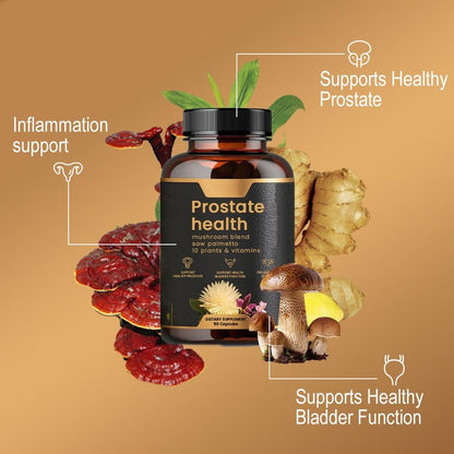Prostate Health Capsules Support for Men’s Wellness 90pcs Natural Body Care NEW