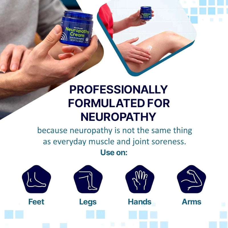 Migrastil Neuropathy Relief Cream for Feet, Hands & Legs | 1-5 Pack, Fast Acting