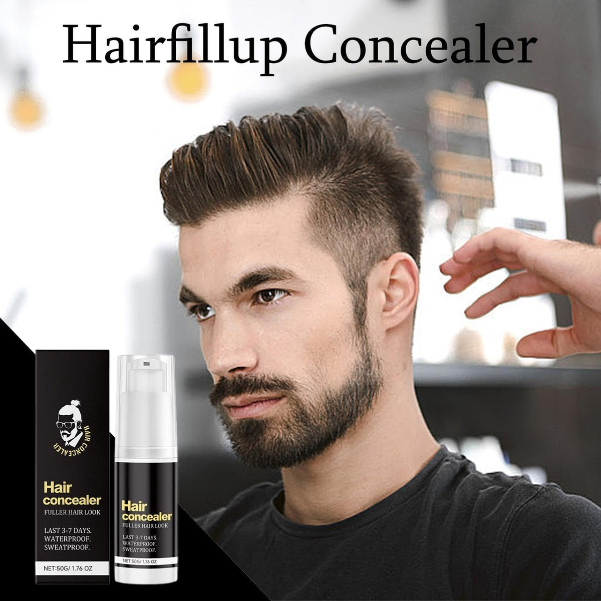 Hairfillup Hair Concealer,Hairfillup Hair Concealer Waterproof,Enhance Hairline