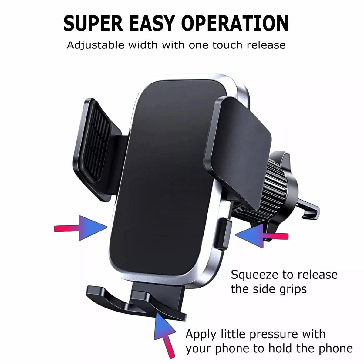 Air Vent Car Phone Holder Universal Car Mount for iPhone 14 15 Samsung Phone GPS
