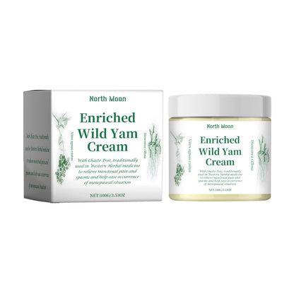 Wild Yam Cream Organic for Hormone Balance,Relieve Menstrual Discomfort,100g
