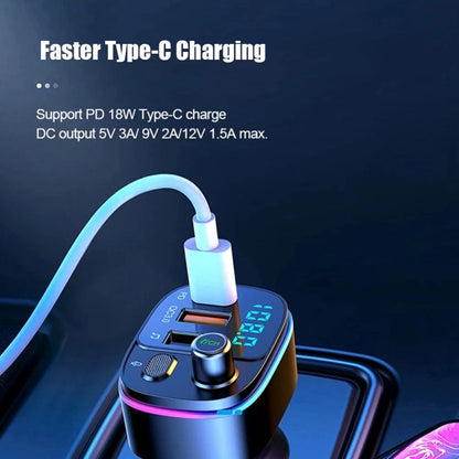 Car Cigar Plug Bluetooth FM Transmitter MP3 Player Radio Adapter Kit USB Charger