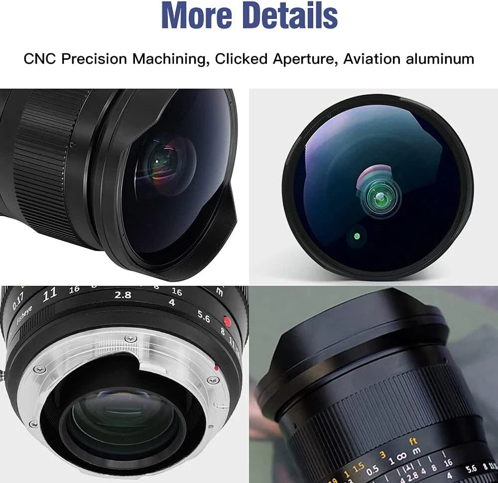 TTArtisan 11mm F2.8 Manual Focus Rectangle Fisheye Lens for Leica M-Mount