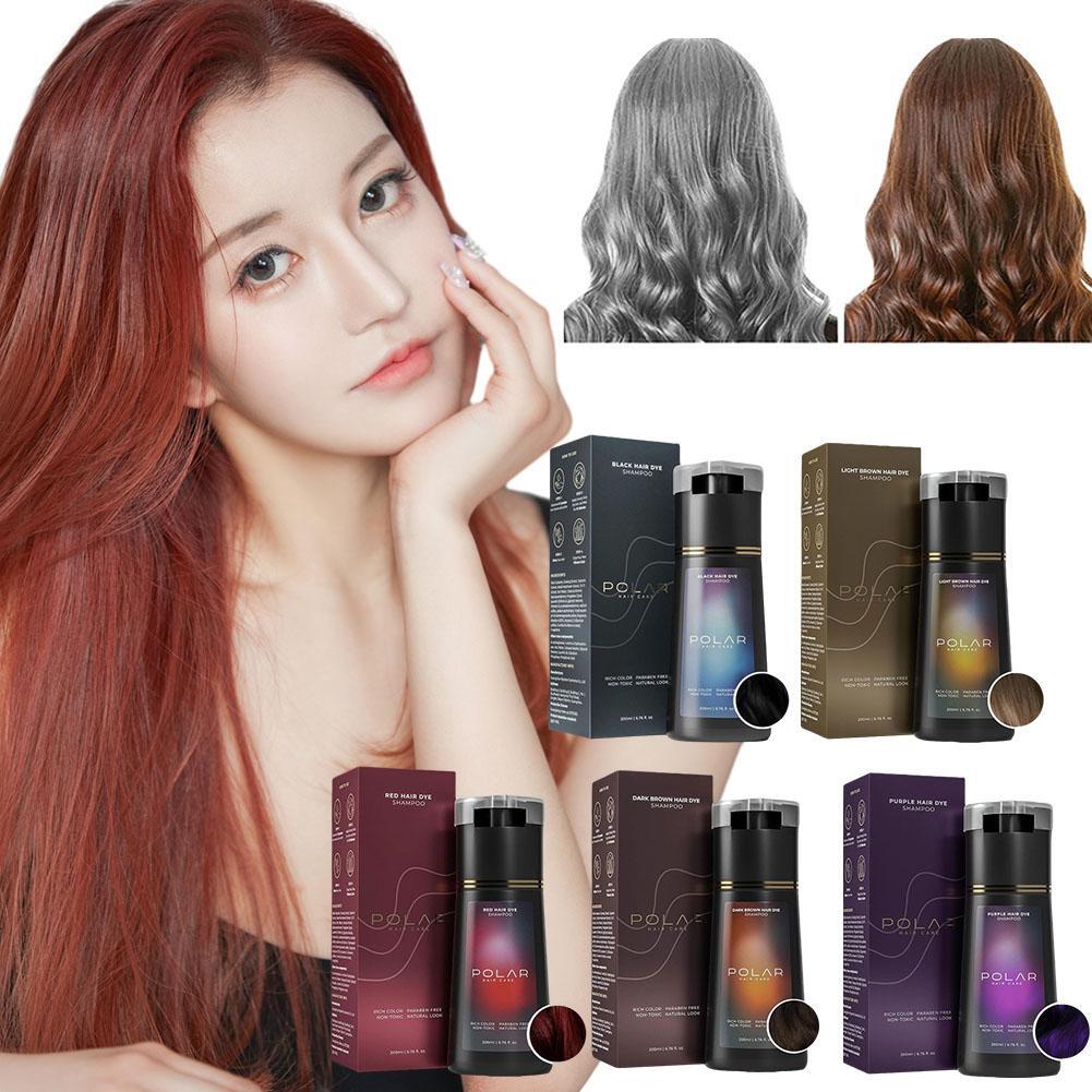 Polar Hair Dye Shampoo Polar Hair Care, HairCare Shampoo 200ML/6.7 O Z ιб N N4D3