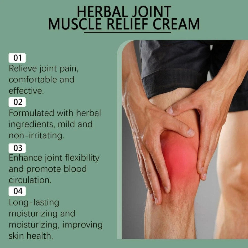 100g Herbal Joint & Muscle Relief Cream Chillflex Immediate Cooling Relief NEW