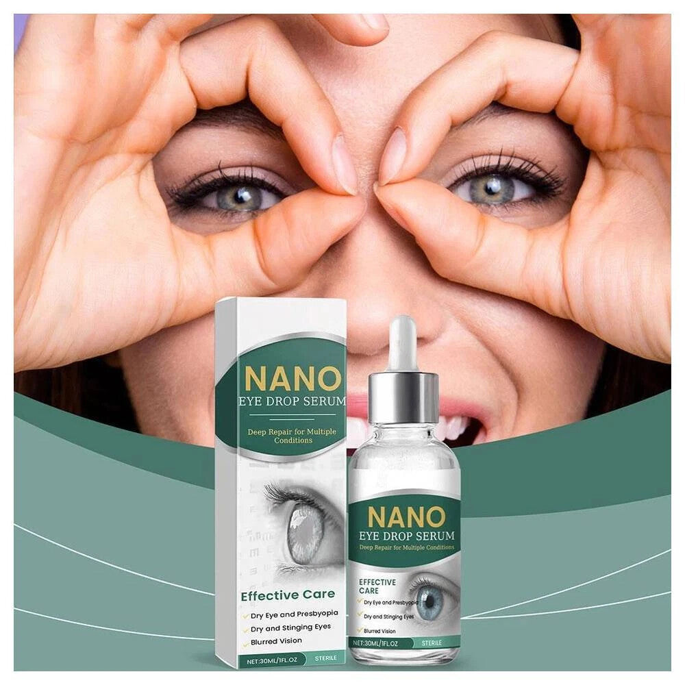 Nano Eye Drops Serum|Natural Nano Lubricant Eye Drop for Dry Eye Presbyopia
