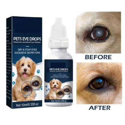 Broad-Spectrum Pet Eye Drops Treats Bacterial Viral Fungal Infections for Dogs