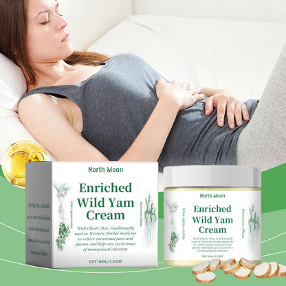 Wild Yam Cream Organic for Hormone Balance,Relieve Menstrual Discomfort,100g