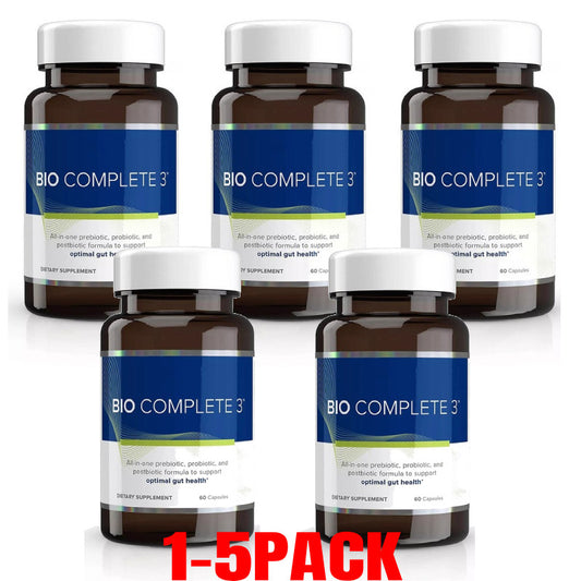 1-5X 60Caps Bio Complete 3 Capsules Prebiotic Probiotic Postbiotic Supplement✔