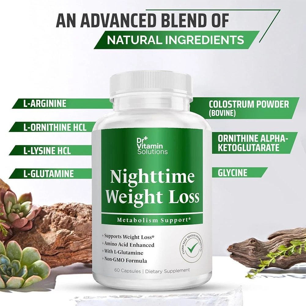 Nighttime Fat Burner Supplements - Appetite Suppressants for Weight Loss 60