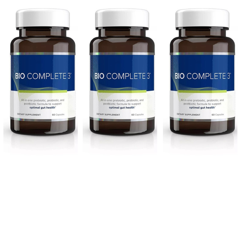 1-5X 60Caps Bio Complete 3 Capsules Prebiotic Probiotic Postbiotic Supplement✔