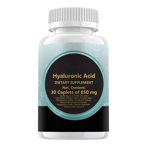 1-5 PACK New Hyaluronic-Acid 30 Caplets 850 mg Replenish energy