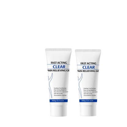 1-5X ClearZal Pain Relieving Gel FastActing Cooling for SoreMuscles and Joints ~