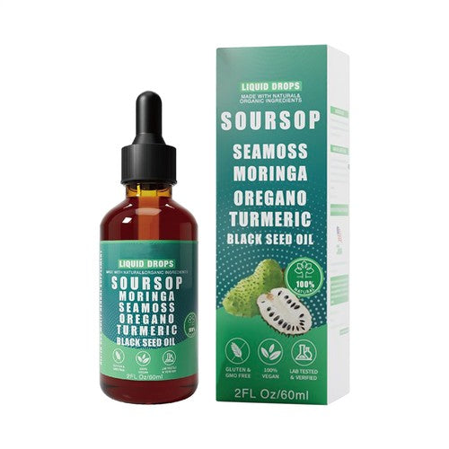Vyxion Soursop Bitters Liquid Drops - Immunity, Liver, Gut & Antioxidant 60ml