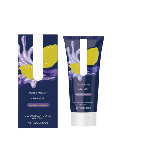 1-3pack Pure Romance- GREAT HEAD- Oral Gel- Blueberry Lemonade- Relax Gag Reflex